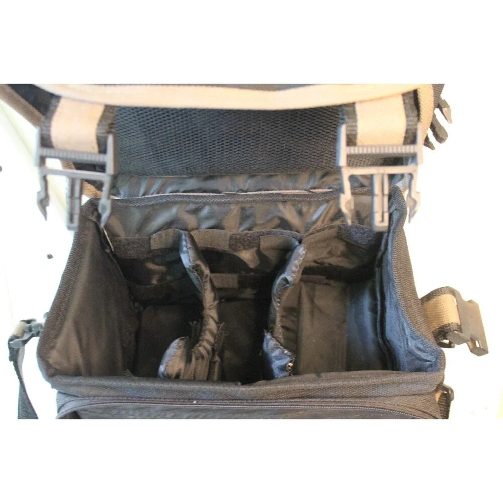 Vintage CAMERA BAG CASE - Canvas Multiple Compartments Photography  8x8x12